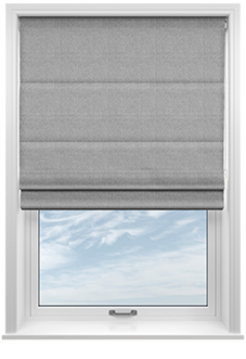 Roslin (Blackout), Koala Grey - Roman Blind